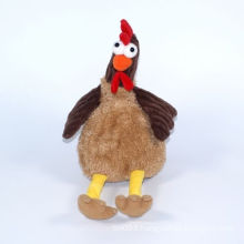 Poulet peluche en peluche de coq